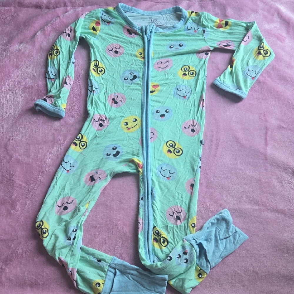 Marley Smiley Face Convertible Romper by Birdie Bean 